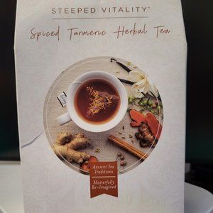 Young Living Spiced Turmeric Herbal Tea Steeped Vitality 15 Sachets / Net Wt 45g